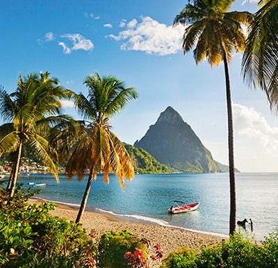 L'isola di St. Lucia, Caraibi