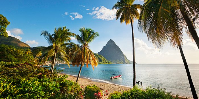 L'isola di St. Lucia, Caraibi