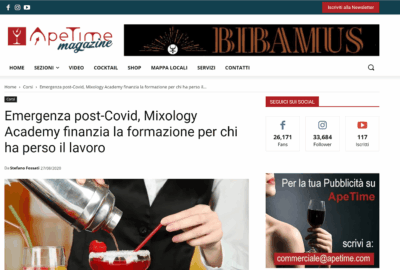 Apetime parla di MIXOLOGY Academy
