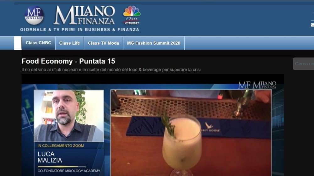 Milano Finanza parla di MIXOLOGY Academy