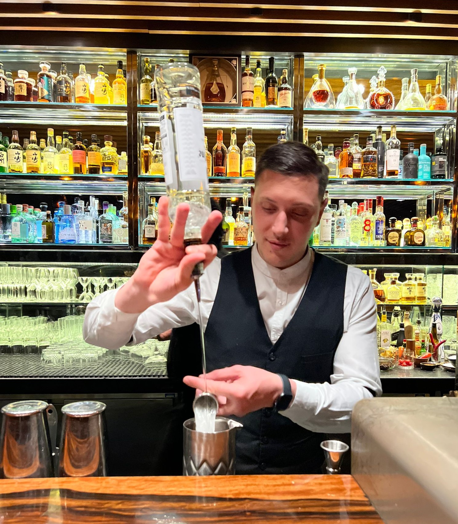 Valerio Paternostro Barman a Londra